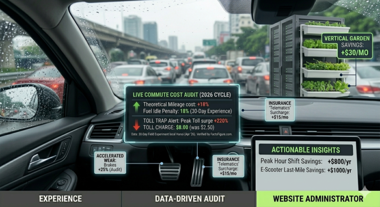 The True Cost of a Commute: My 30-Day "Hidden Leak" Experiment